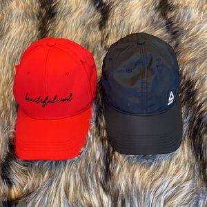 ❤️🖤Reebok ❤️🖤black and red hat (bundle)